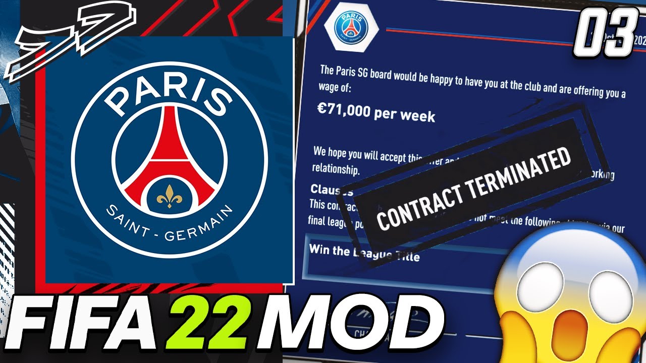 О боже, нас уволили за это!!!😱 - FIFA 22 PSG Career Mode Modded EP3