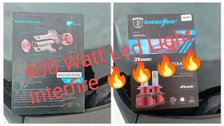 400 Watt Led Light H4 Interfire In Tata Tiago And For Any H4 Light Supported Cars