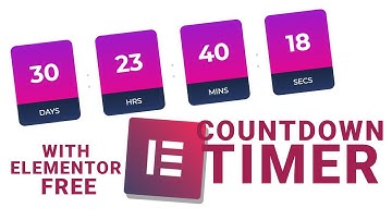 How to Create a Countdown Timer Module on Your Website with Elementor Page Builder?