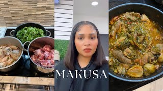 Recette y’a mabumu y’a ngombe  + epinard + mikila ya ngombe