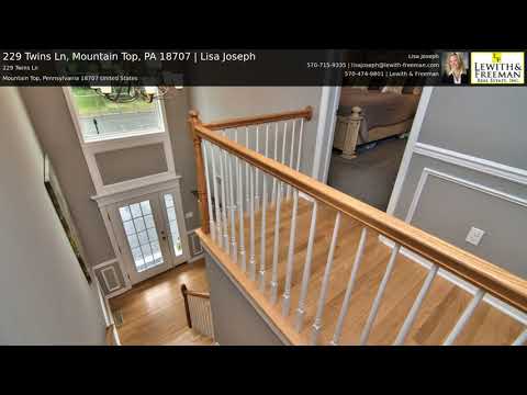 229 Twins Ln, Mountain Top, PA home video tour