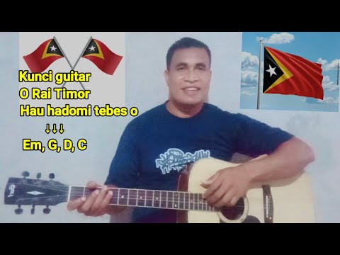 Kunci guitar O Rai Timor Hau hadomi tebes o Cover Gilberto da Cruz