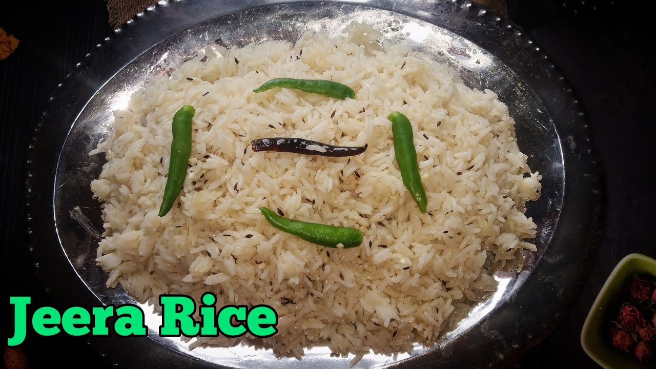 कुकर में बनाए खिले खिले जी़रा राइस Jeera Rice in Pressure Cooker