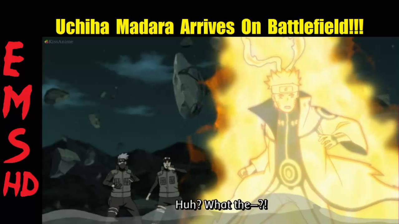 Uchiha Madara Arrives On Battlefield HD