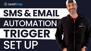 SMS and Email Automation Trigger Set Up screenshot 1