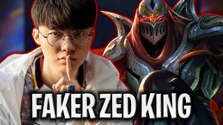 FAKER THE KING ZED IS BACK! | T1 Faker Plays Zed Mid!