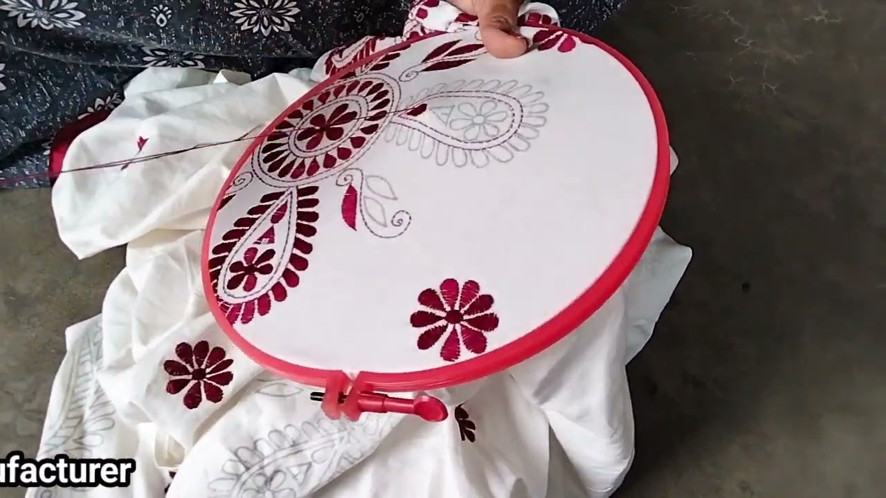 Birbhum Santiniketan hand kantha stitch work art