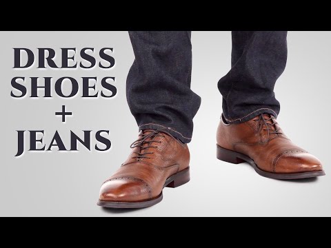 dress shoes for jeans mens