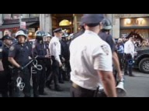 Scores of New York Police Department officers are being sent to a new $750 million police academy fo