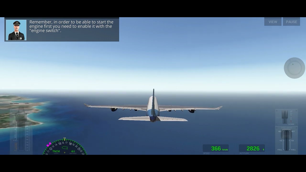 Amazing landing 🛬👏 ever.With engine trouble system controlled by the Gyro takers.