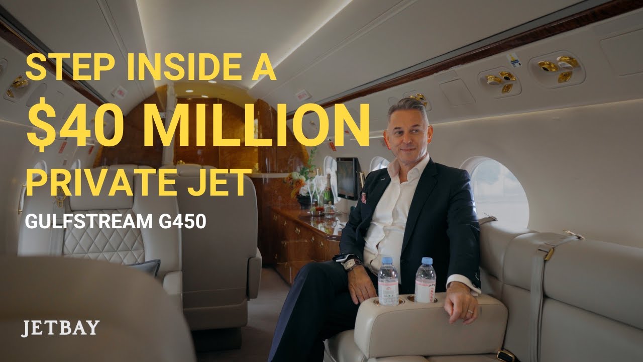 What $40 Million Gets You in a Private Jet | Gulfstream G450