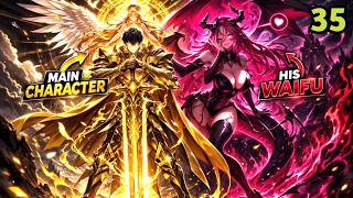 (35) MC AWAKEN THE LEGENDARY SYSTEM WITH THE PROTECTION OF GOD RANK ANGEL #manhwa #edit