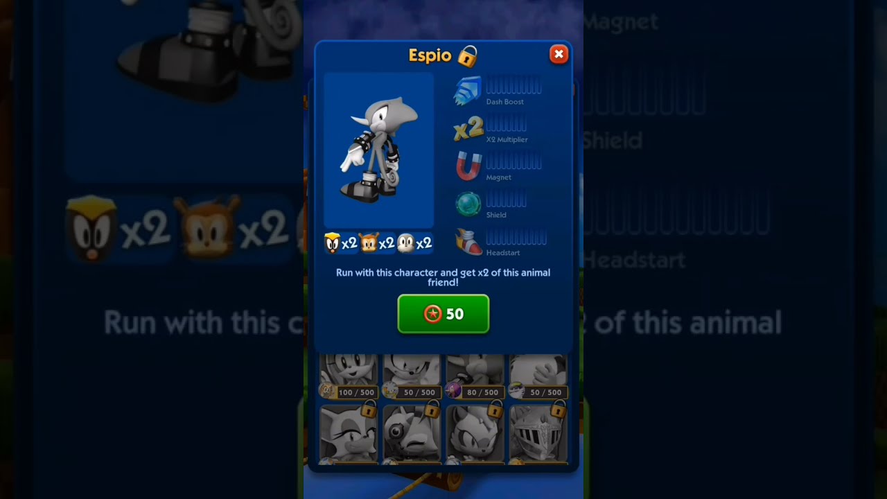 Unlocking Espio In Sonic Prime Dash Sonicdash Sonicprime
