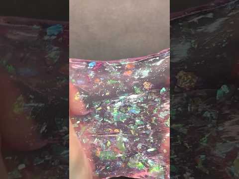 【Short_ASMR】きらきらオーロラねんどをこねる音｜Sparkling Aurora Clay Sounds for Relaxation