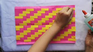 Paper Weaving - Twill Weave