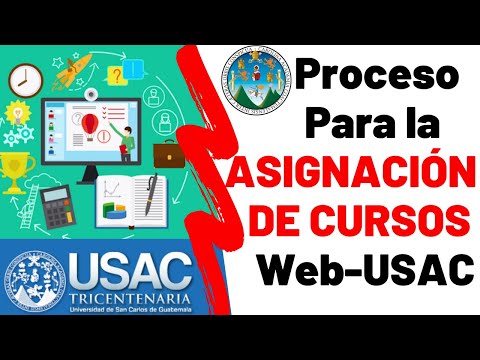 ASIGNACIÓN DE CURSOS - Control Académico WEB USAC - Tutorial Detallado, Fácil y Rápido ??