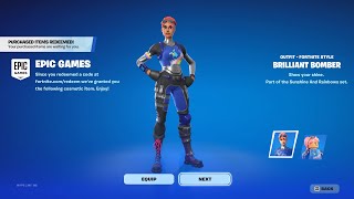 how to get the brilliant bomber skin in fortnite