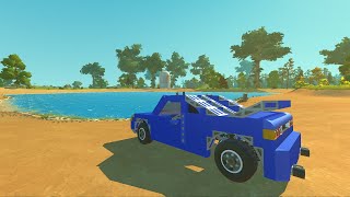 The most complicated car Ive made in a while | Scrap Mechanic