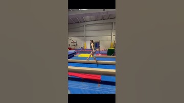 180 split jump on beam!