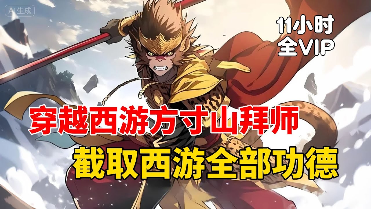 【11小时全VIP下】穿越西游世界见到孙悟空的第一件事，竟是谋划截取西游全部功德？
