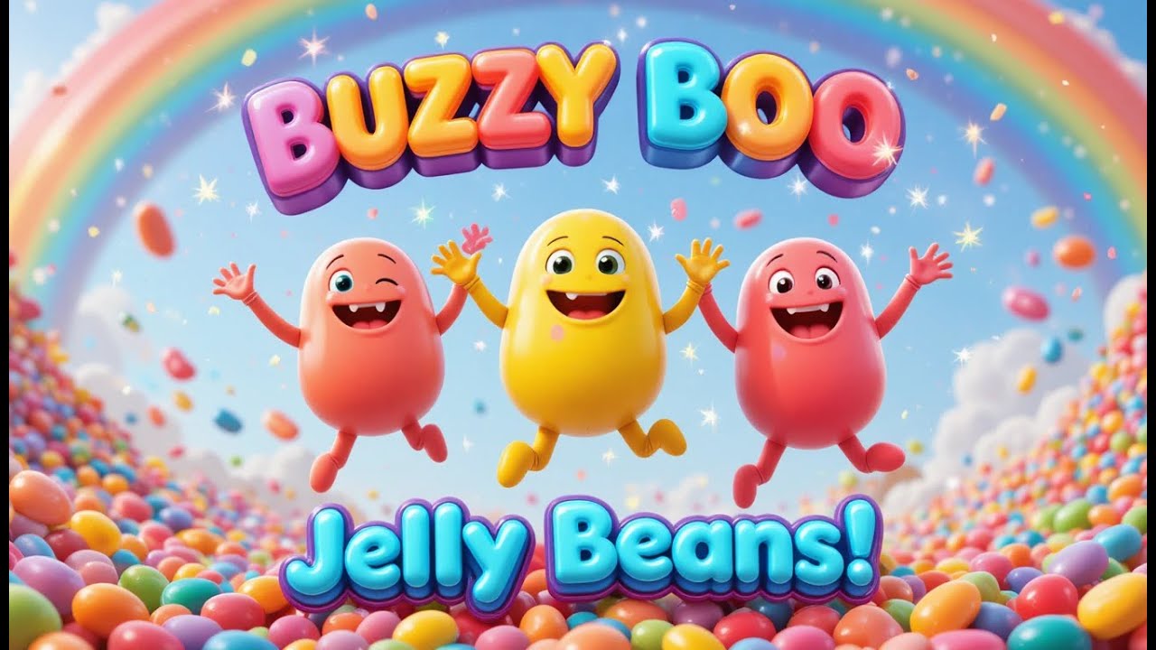 Jump Jump Jelly Beans 🍬🎶 | Fun Action Song for Kids | Buzzy Boo Nursery Rhymes