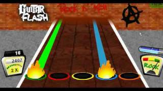 Flash Guitar Hero - GNR Sweet Child of Mine - vizimajac is playin _in 5 chords_