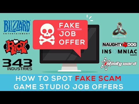 How to Spot Fake Scam Game Studio Job Offers