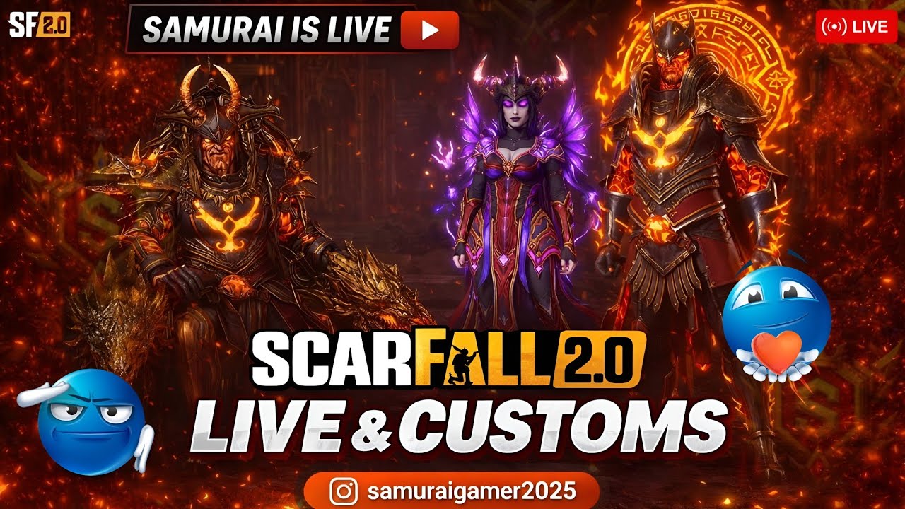 🔴 LIVE | Nausikhiya se Samrat Tak 👑 ||ScarFall 2.0 – From Noob to Pro Journey 😎 