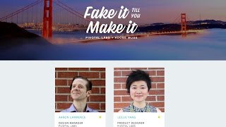 Muse Jam: Wireframing -- Fake it Till You Make it with Pivotal Labs