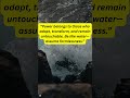 “The Secret to Power Be Like Water Assume Formlessness  #Shorts #motivation #warriormindset
