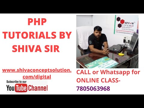 Constructor concept in PHP in Hindi by Shiva Sir || Lecture 27