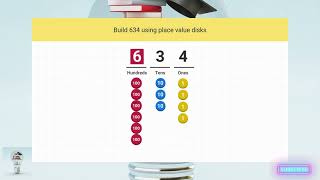 Building Numbers with Place Value Disks #Math #education #school