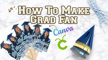 How To Make Graduation Fan With Canva And Cricut