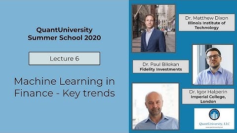 QuantUniversity Summer School 2020 | Lecture 6: Reinforcement Learning