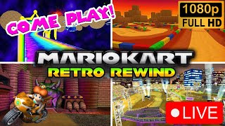 Mario Kart Retro Rewind Live But in HD! Come Play
Mkwii: FC for CTGP! (Openhost) 4429-8389-3426
Huge Shoutout to Saucy for creating this custom track pack for HNS :)
Custom MY STUFF Pack (Made by Grantham aka BadAtGames)
Contains Download & Credits
https://drive.google.com/drive/folders/17Fl9r_6bVI9pf6tbr7DZ2X-wbgURGWzq?usp=sharing
Support Me
Donate (Text to Speech): https://streamlabs.com/funkyscott47/tip
Become a Funky Fan: https://www.youtube.com/channel/UChu9NEFC_2vMzsMBfOpQ3dQ/join
Buy me a coffee & get a Cool Role in the Discord Server! :) https://ko-fi.com/funkyscott47
Subscribe to my Gaming Channel where I post Stream Highlights!
https://www.youtube.com/@FunkyScott47Live
Discord: https://discord.gg/eVQkMaTQw2
HOW TO EARN DISCORD ROLES
When you donate $20 or more, you will receive the Legendary Donator role in the Discord server!
When you donate multiple times throughout the stream (3 or more), you will receive the Super Donator role in the Discord server!
If you win a KO, you are eligible for the “Knockout Winner” role in Discord.
You may ask a mod to give you a specific role to you during the stream or wait until after and tag me once I’m finished.
STREAM RULES
1. Keep it family-friendly. (no profanity please)
2. My FC is set to open host, therefore I do not need to add you back in order to join our lobby
3. Be Respectful to others, we are all here to have fun!
4. Respect the mods and their decisions to let messages through.
5. Do not Spam (Unless I say funky fan emojis in the chat)
6. Leave any drama out of the stream, we do not need negativity!
7. Rooms are limited to 12 players, so you may be unable to join. Funky Fans get an early
notice when I’m about to open a lobby (in Discord)
8. Please try not to ask complicated homebrew questions. I am busy racing and interacting so I cannot provide assistance during streams. (Refer to Discord for help)
9. Do not self-promote your own social media in the chat. Mario Kart Retro Rewind Live But in HD! Come Play