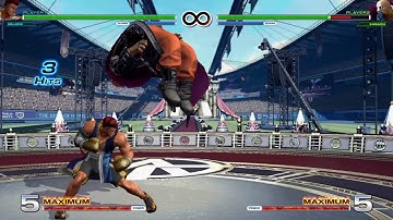 KOF XIV Nelson midscreen reset scenario without MM