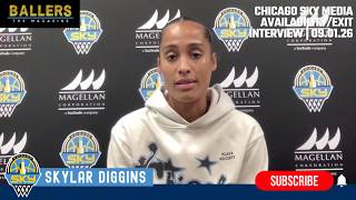 Skylar Diggins: Chicago Sky Media Availability/Exit Interview | 09.01.26 | WNBA