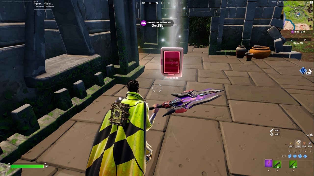 Collect Omni Chips at Tumbledown Temple (ALL LOCATIONS) Omni  Sword Quest - Fortnite