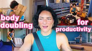 ADHD productivity vlog: body doubling my way through my to-do list