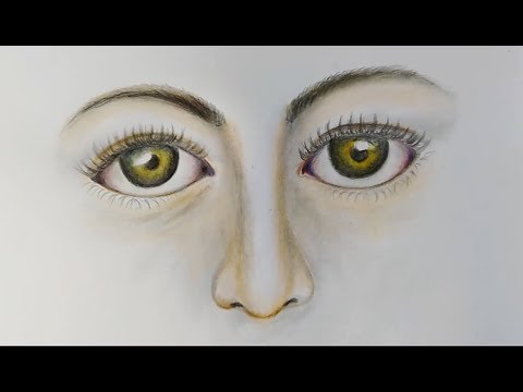 How to draw realistic eyes tutorial - YouTube