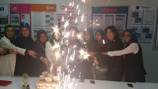 Müdürleri̇mi̇zi̇n Ve Brozlarimizin Pasta Kesi̇mi̇