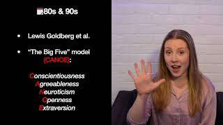 History & Definitions: The Big Five Model