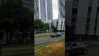 Київ, від Універмагу Україна до Центрального Рагсу на швидкісному трамваї #україна #ukraine #трамвай