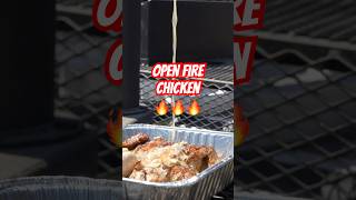 Open fire chicken