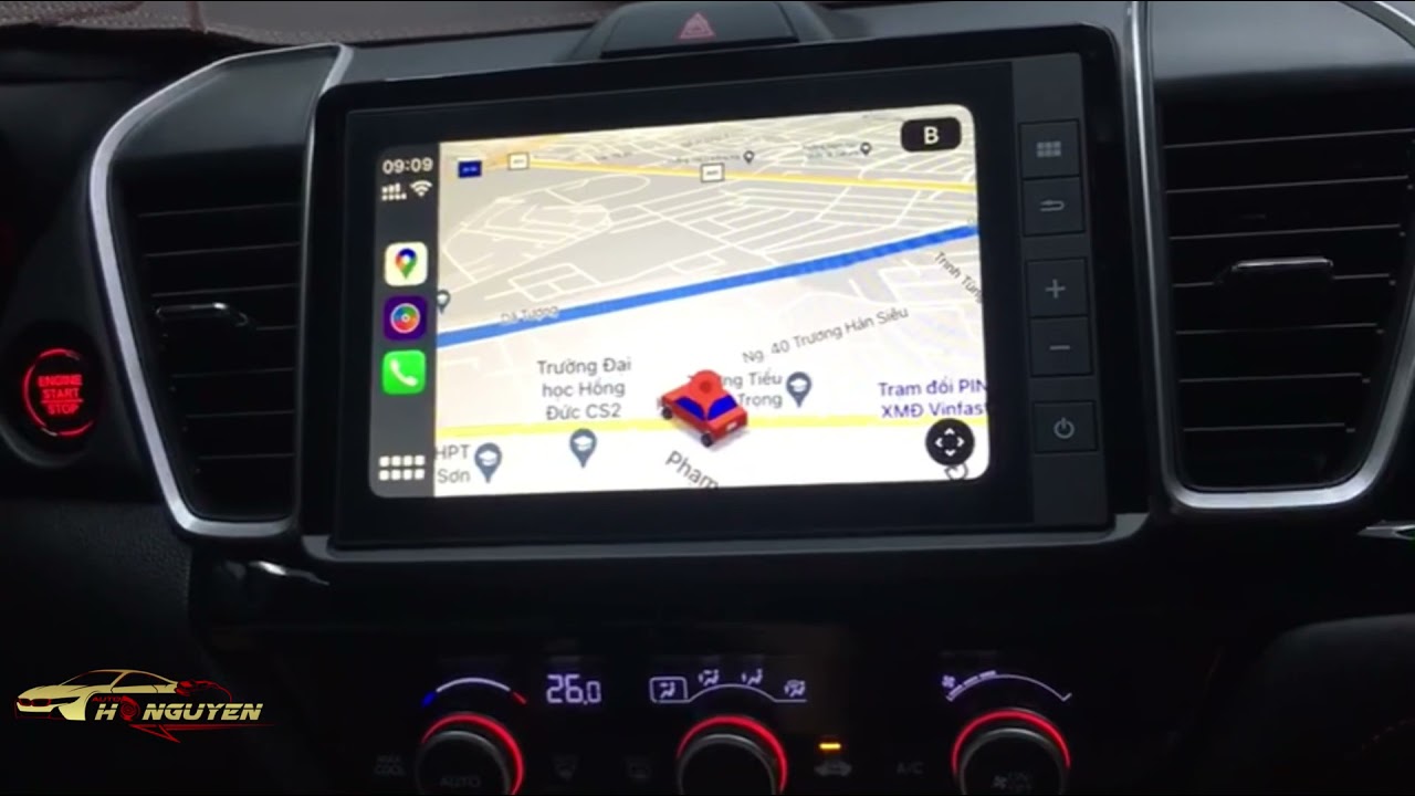 Hướng dẫn xem youtube trên Honda city - youtube