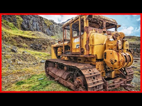 Abandoned caterpillar and