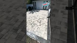 Paver sealing step-by-step process using a water based sealer by Premier Pro Wash & Seal