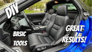 How To Install Leather Seat Upholstery | ACURA NSX