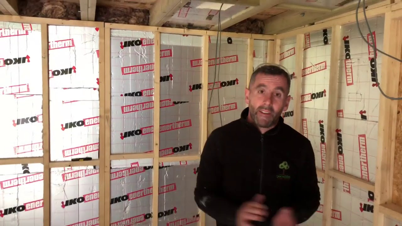 Garden room roof insulation detail YouTube