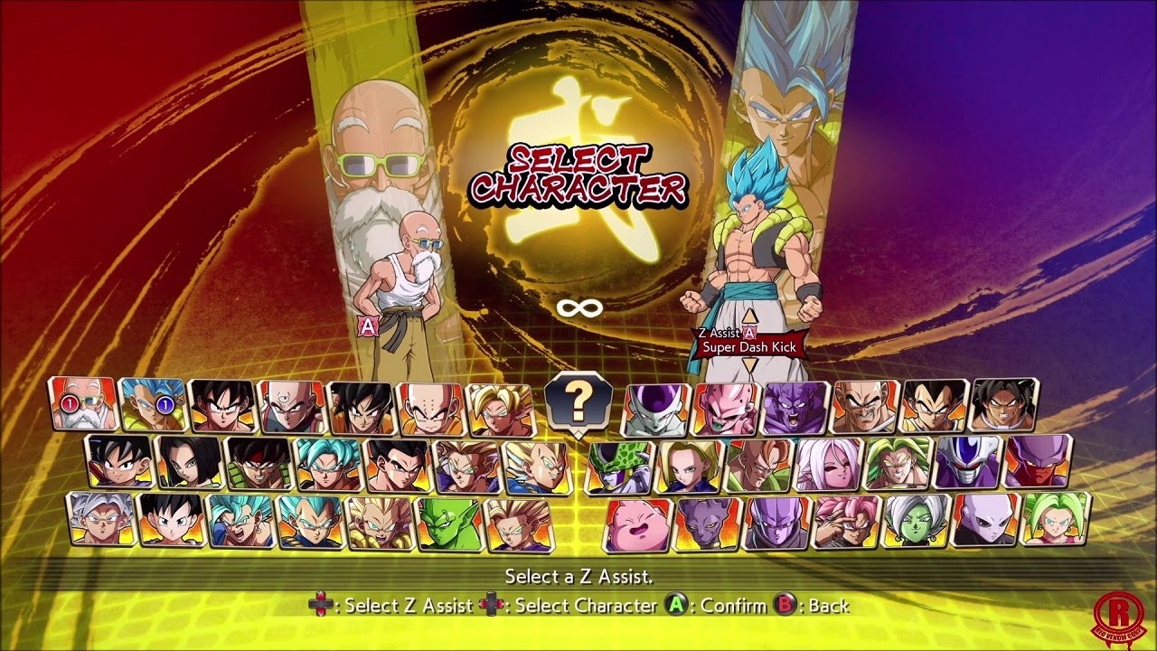 Dragon Ball FighterZ - All Characters + DLC (Master Roshi) *Updated ...